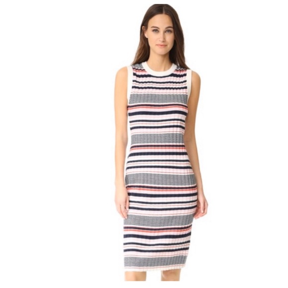 Cupcakes & Cashmere Walton Stripe Sweater Dress Medium - Picture 2 of 6